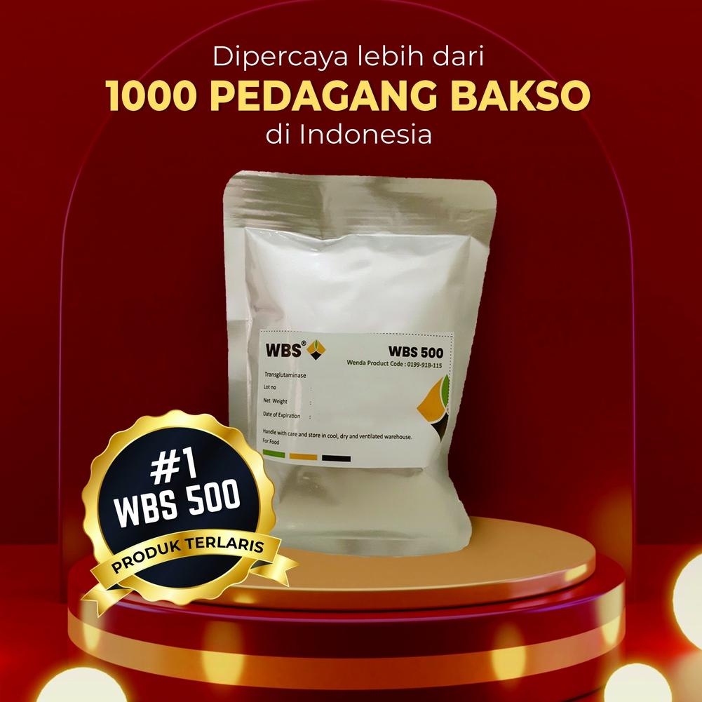 

[KODE B0VDC] Enzim WBS 500 - Perenyah - untuk kress bakso / sosis / nugget (repack)
