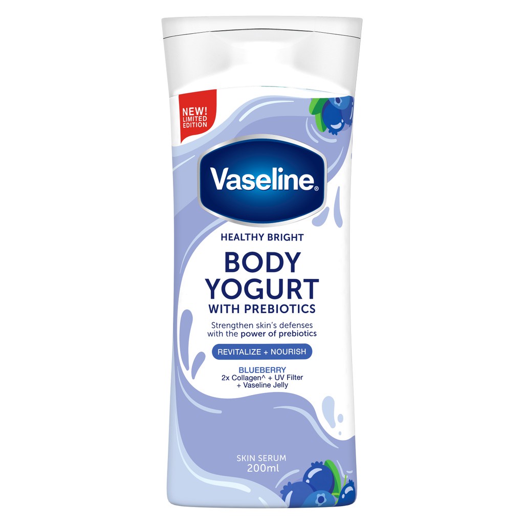 VASELINE BODY LOTION YOGURT 200 BLUEBERRY