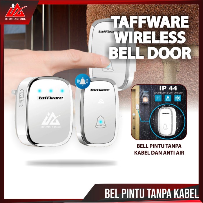 Bel Rumah WIRELESS DOORBELL Waterproof Bel Rumah Wireless Tanpa Kabel Anti Air(X8I5) Bel Pintu Tanpa