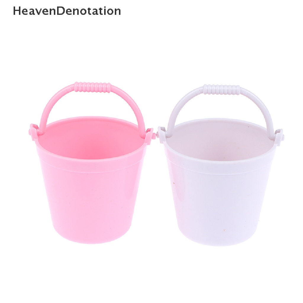 [HeavenDenotation] 4Pcs 1: 12 Mini Cute Buckets Decoration Miniature Toy Doll Food Kitchen Living HDV