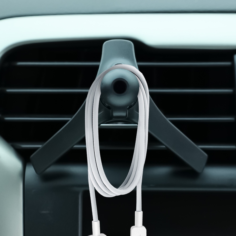 Klip Ventilasi Udara Mobil Holder Hp360 ° Rotatable Universal Car Mobile Phone Holder Aksesoris Penjepit Kait Outlet Udara Mobil Untuk Bracket Hp Mobil