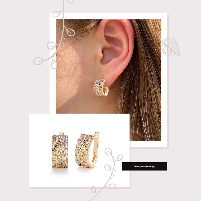 Anting Hoop Warna Emas Berkilau Desain Capung Lucu Minat Khusus Gadis Anting Tindik Telinga Perhiasan Pernyataan