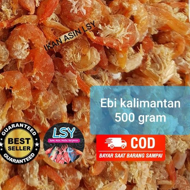 

➽ EBI KERING SUPER / UDANG EBI DAGING 500 GRAM ( ASLI KALIMANTAN ) ❇