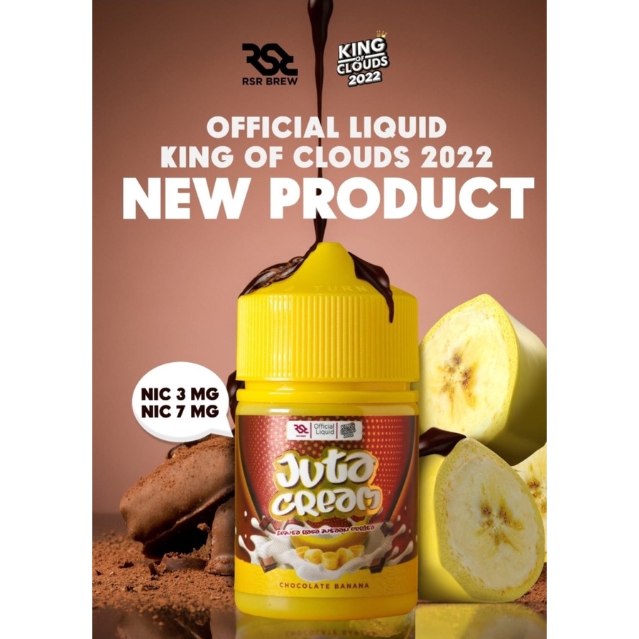 JUTA CREAM CHOCOLATE BANANA 60ML BY RSR BREW X VAPE BOSS 100% AUTHENTIC ORIGINAL