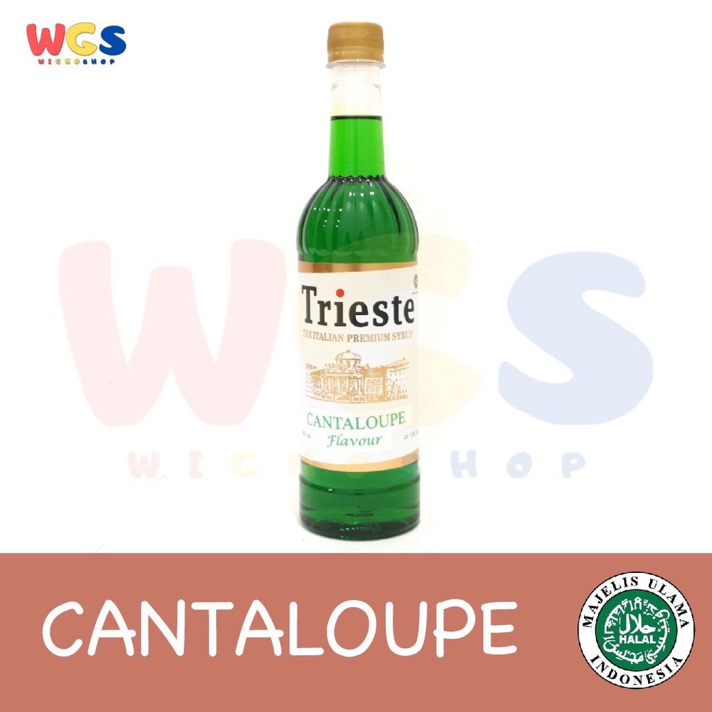 Trieste Premium Syrup Cantaloupe Melon Flavoured 650 ml