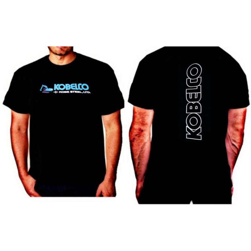 Baju k excavator Kobelco/alat berat sablon DTF