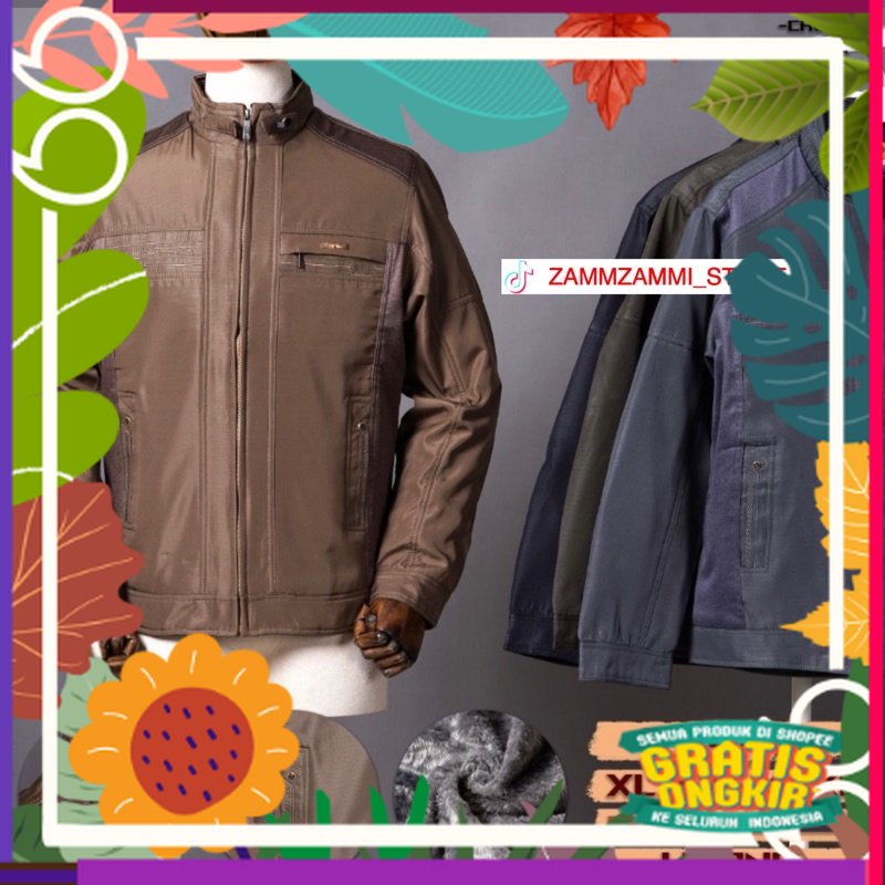 JAKET POLYESTER PRIA PREMIUM IMPORT BAHAN DALAM BLUDRU | JAKET BOMBER PRIA DRAGON HAND TIED DALAM BU