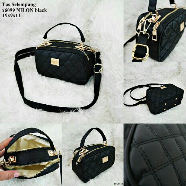 Tas Selempang Fashion 03-6099 nilon Tas wanita Murah kwalitas Import