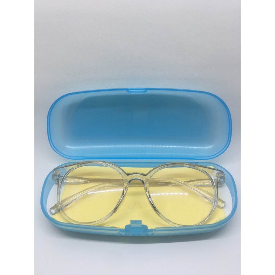 KACAMATA ANTI RADIASI KOMPUTER , PC , LAPTOP Bonus Box Model Oval murah