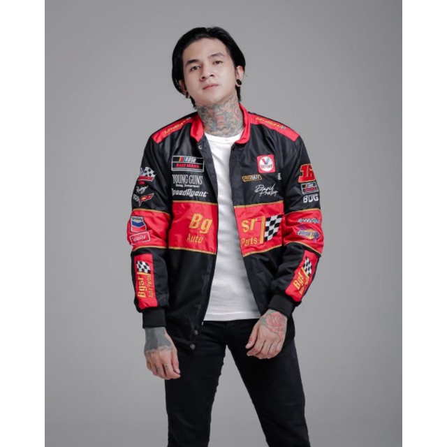 JAKET NASCAR FULL BORDIR TERBARU, JAKET NASCAR TERKEREN, JAKET NASCAR TERMURAH