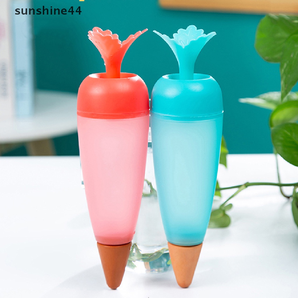 Sunshine Wortel Besar Self Watering Alat Taman Plastik Travel Dripper Irigasi Device ID