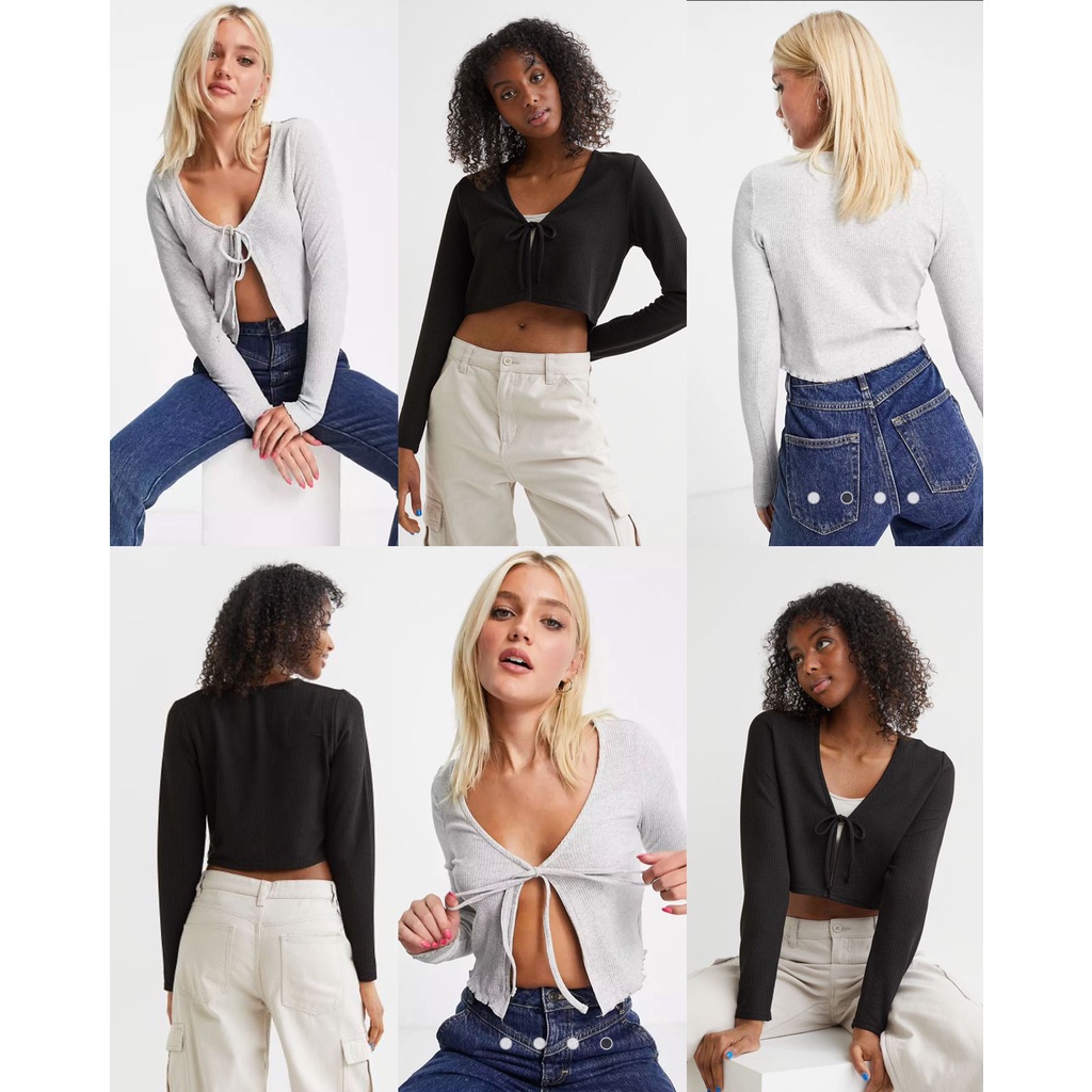 Hm Ribbed tie cardigan//fashion.branded2016