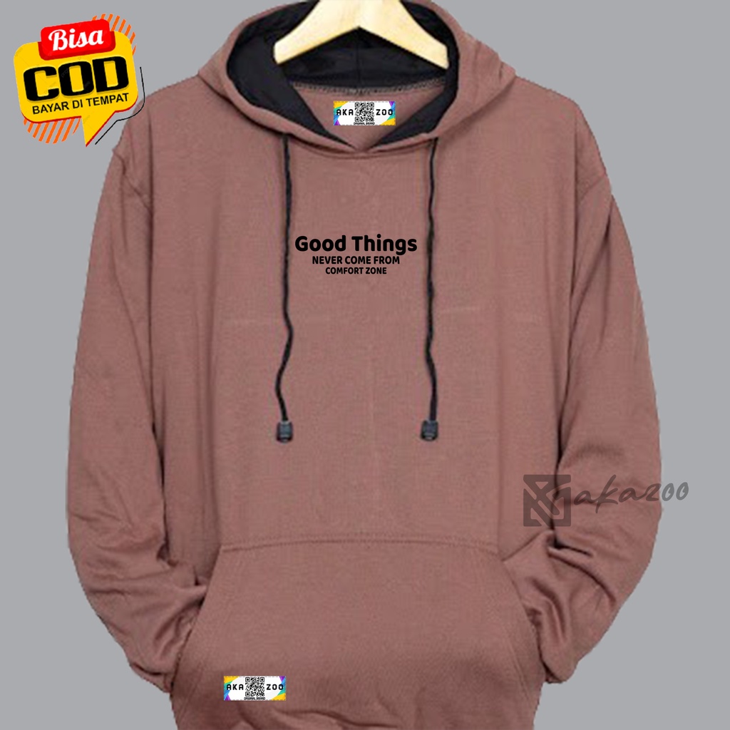 hoodie distro pria original bahan flece Mocca sweater oversize pria xxl hoodie distro bandung akazoo.id