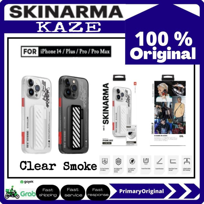 Original Case iPhone 14 Pro Max 14 Pro Skinarma Kaze Case - Clear, iPhone 14 Pro