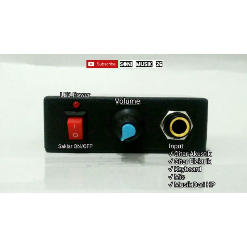 Ampli gitar mini portable keren murah