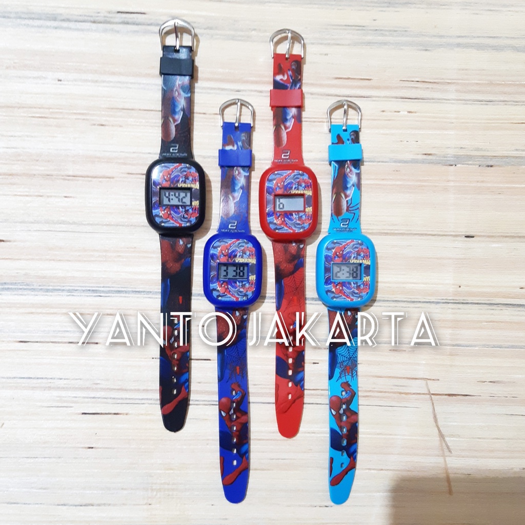 JAM TANGAN SPIDERMAN ANAK LAKI LAKI