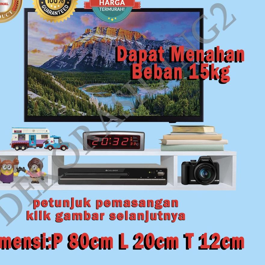 ❇ rak ambalan dinding minimalis - AD13 / rak tv gantung / ambalan tv gantung / rak minimalis / hiasa