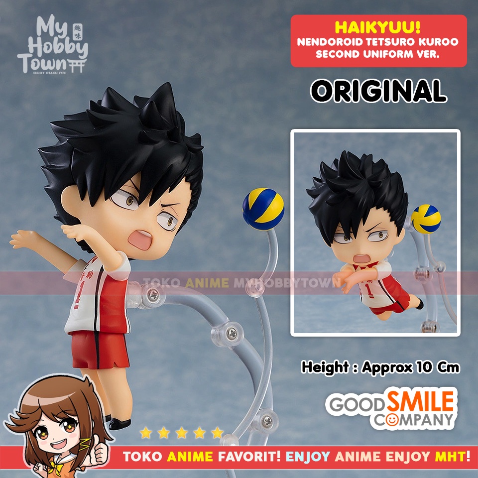 Original Nendoroid Haikyuu 1837 Kuroo Tetsuro Second Uniform Nekoma Figure Anime