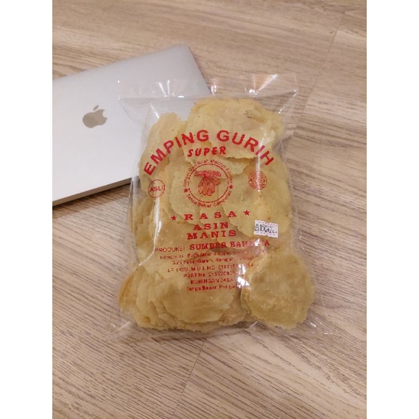 

Keripik Emping Mentah Gurih Kecil 200gr