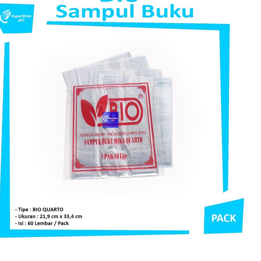 

Diskon | KP8 | BIO - Sampul Buku Plastik Mika Ukuran Kwarto - PACK