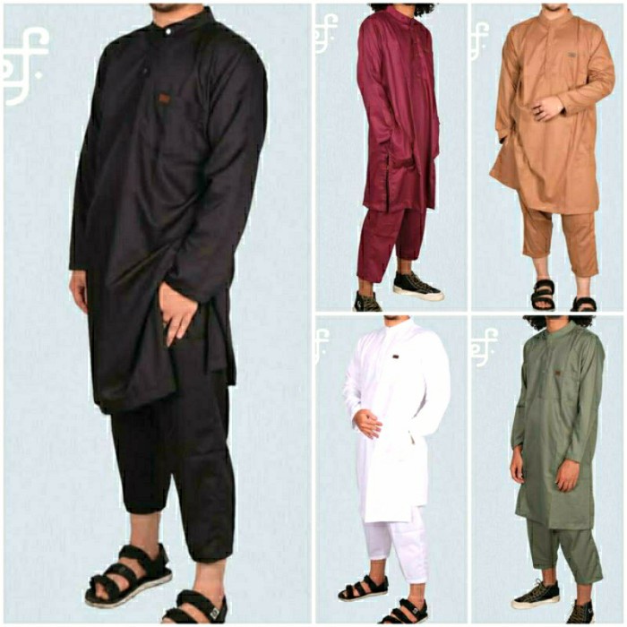 pStore88 - [KURTA] KOKO KURTA PAKISTAN SATU SET PAKAIAN MUSLIM PRIA BAJU KOKO 5666