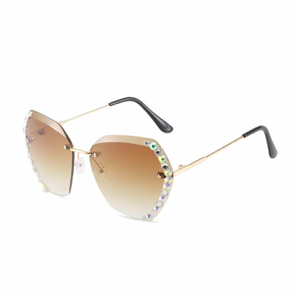 Kacamata UV400 [ Brown ] Anti Radiasi - Sunglasses Wanita Korea - HM8158