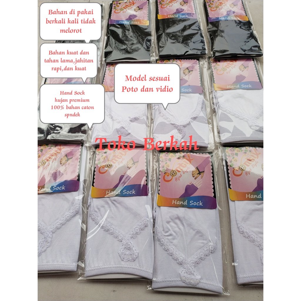 hand sock hijab premium haji dan umroh