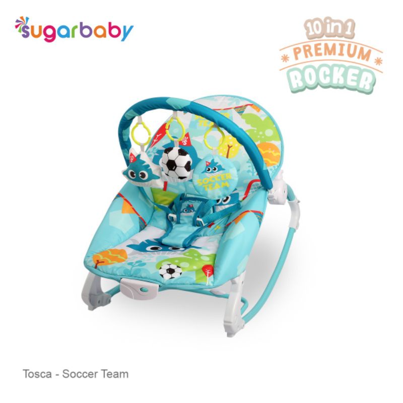 Sugar Baby Premium 10in1 Rocker / Bouncer premium TERBARU !!!