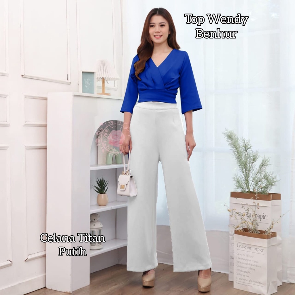 ATASAN TOP WENDY BLOUSE FASHION WANITA TERLARIS TERBARU / BAJU PESTA / PAKAIAN CEWE