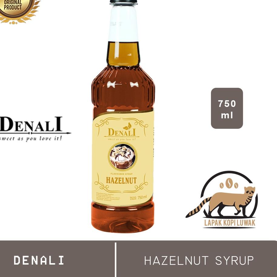 

◌ hazelnut Syrup merk Denali ➢