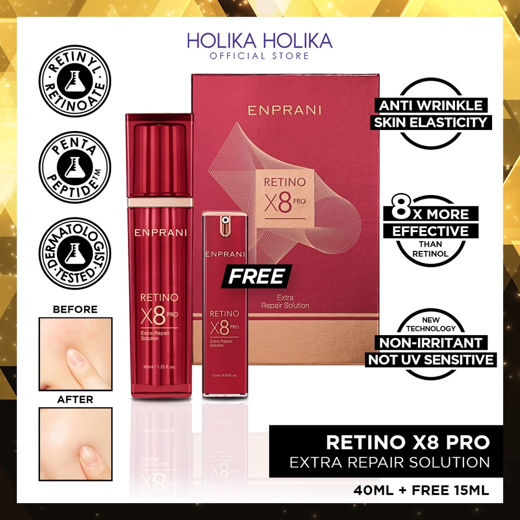 Holika Holika Enprani Retino X8 Pro Extra Repair Solution | Serum Anti Aging