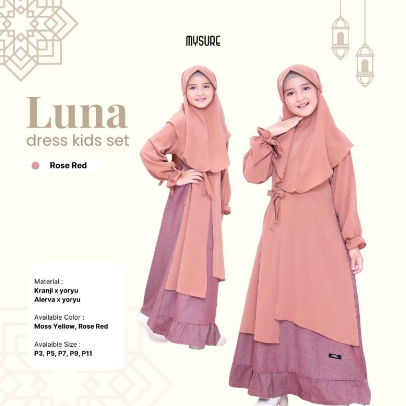 GAMIS ANAK LUNA DRESS BY MYSURE