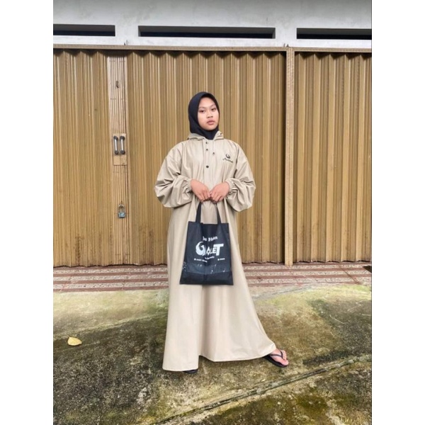 JAS HUJAN RAINCOAT gamis jas hujan wanita by WALET