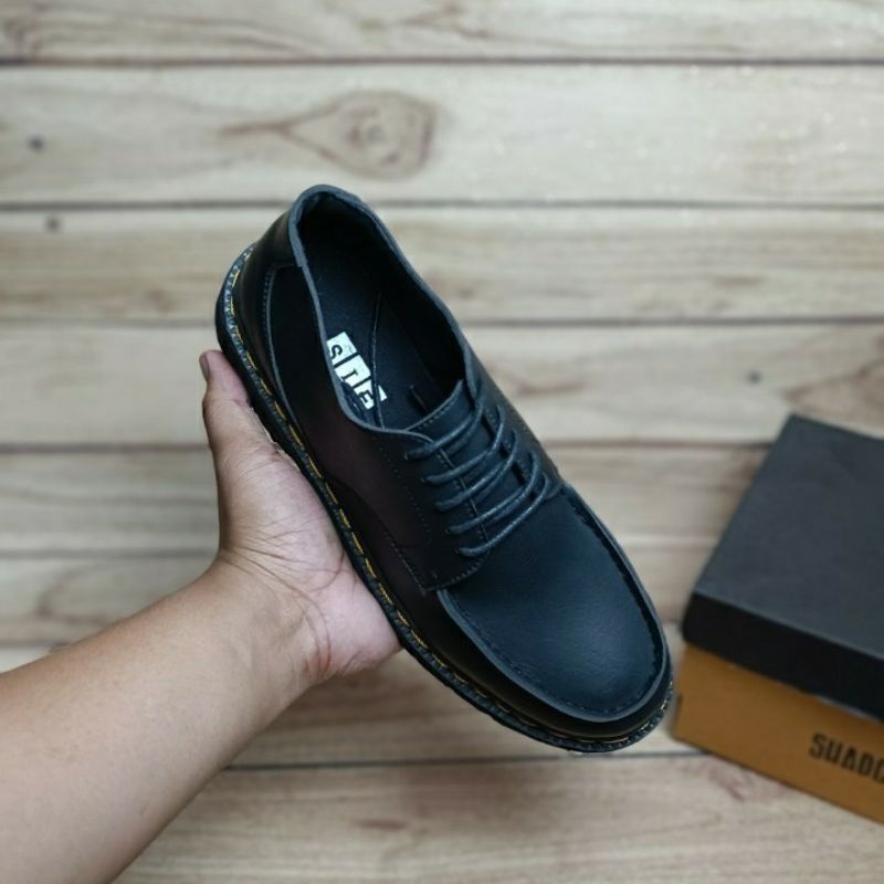 PRIME Sepatu Formal Pantofel Pria Terbaru 2023 Low Boots Docmart Casual Gaya Kerja Kantor