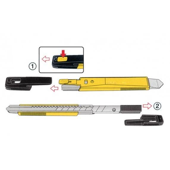 

12.5mm Snap-Off blade cutter olfa MT-1 Pisau Cutter Wallpaper