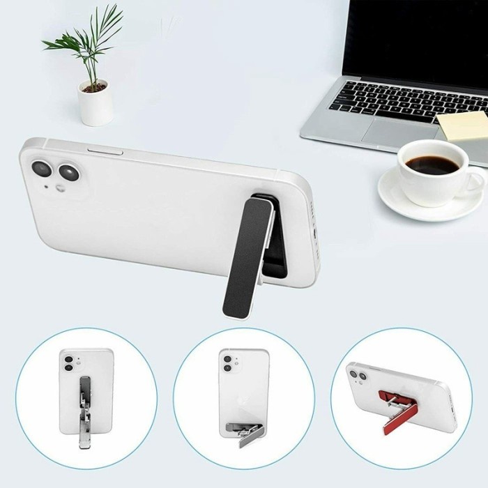 Tripod Ultra Thin Stick-On Adjustable Phone Stand Phone Holder