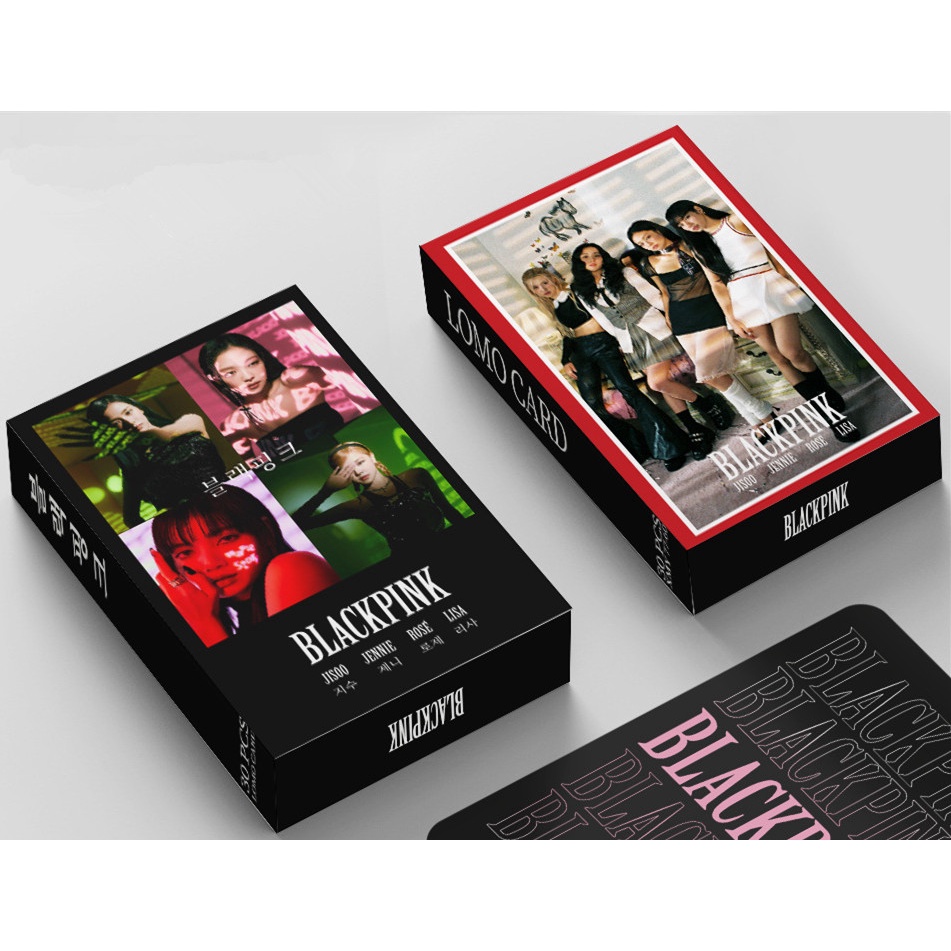 30pcs/box Album Foto BP Photocards LISA JISOO ROSE JENNIE Kartu Lomo Blackpink Kpop Postcards Blackpink