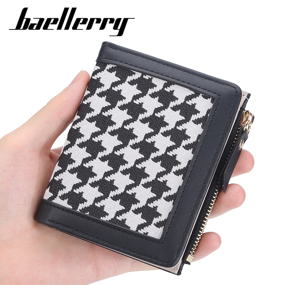 BAELLERRY N2375 Dompet Wanita Lipat Bahan Kulit PU Leather Premium WATCHKITE WKOS