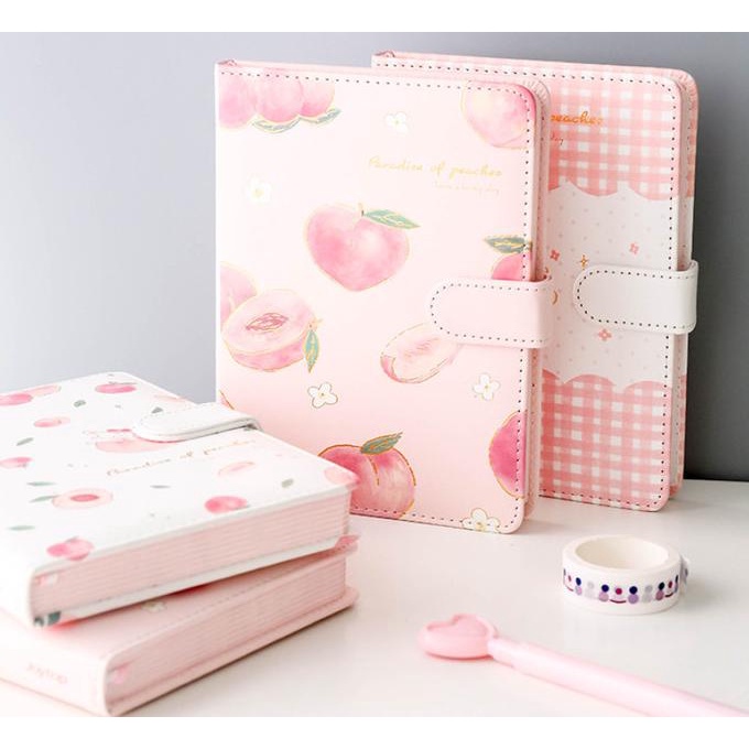 

Notebook Peach/Buku Tulis/ Peach Cover Notebook/Buku motif lucu jurnal