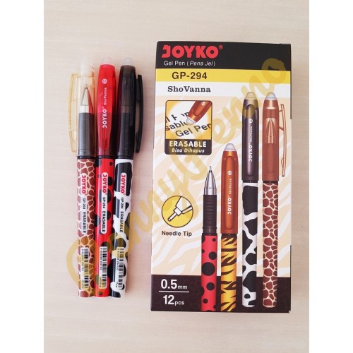 

Terlaris ✨ -Pulpen / Bulpen Joyko Shovanna Bisa Dihapus 0,5mm Isi 12 Pcs- 2.2.23