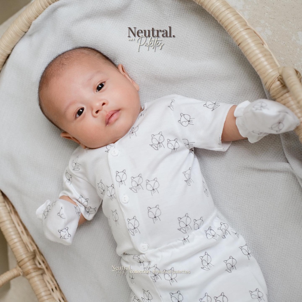 Kiki Pup - Mittens &amp; Socks Booties / Sarung Tangan Sarung Kaki Bayi Unisex