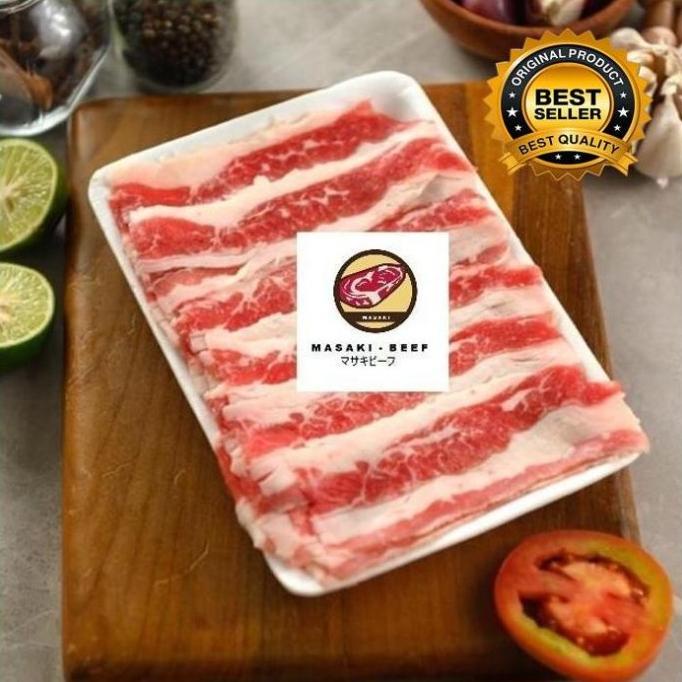 

DAGING SAPI SHORT PLATE (US) SLICED BEEF / YOSHINOYA BEEF PACK 500GR H65464UJ
