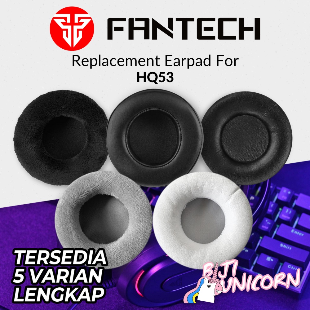 Earcup Earpad Ear Cushion Fantech HQ53 HQ 53 HQ-53 Busa Bantalan