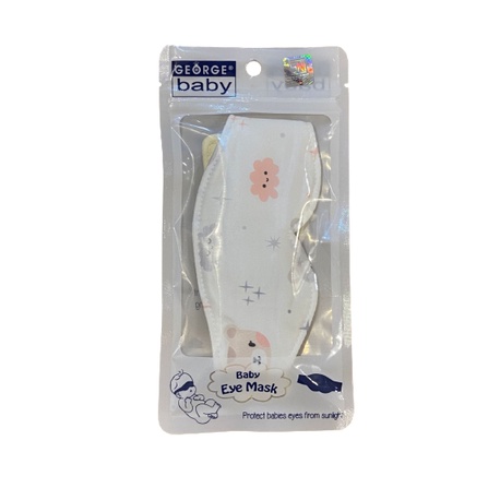 George Baby Eye Mask - Kacamata Kain Eyemask Penutup Mata Jemur Anak Bayi Newborn Baby Kacamata Berjemur