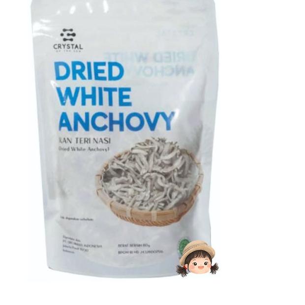 

☉ Crystal of The Sea Dried White Anchovy 80g - Ikan Teri Nasi Kering ☋