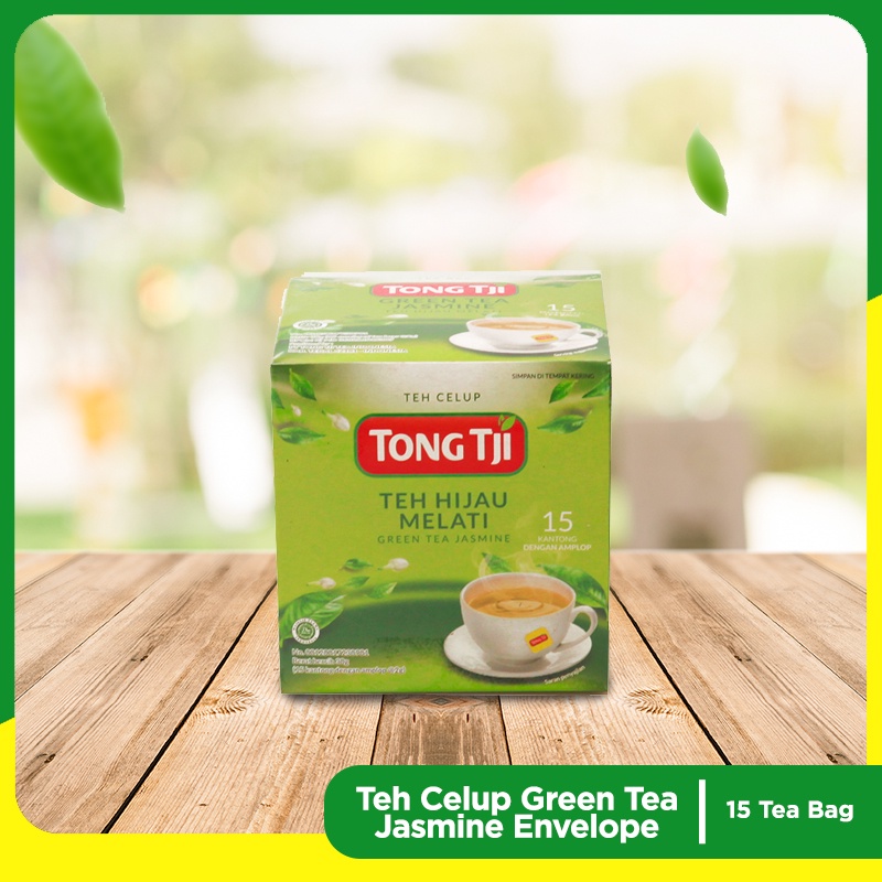 Tong Tji Green Tea Jasmine 15s, Teh Celup per Pack