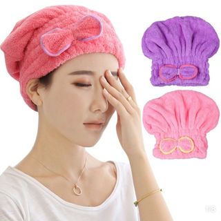 GO!HD958 HANDUK KEPALA PITA SHOWER CAP DRY HAIR DEWASA TOPI MANDI RAMBUT KERAMAS CEPAT KERING