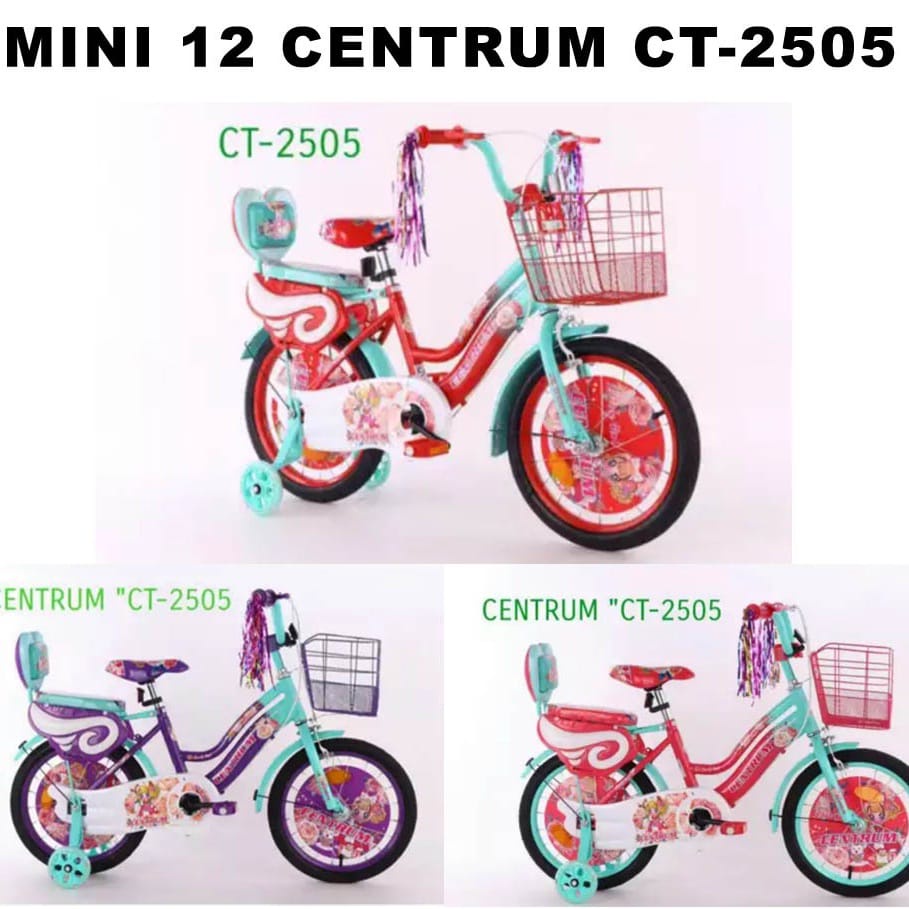 Sepeda Roda 4 Anak Mini 12 Inch Centrum