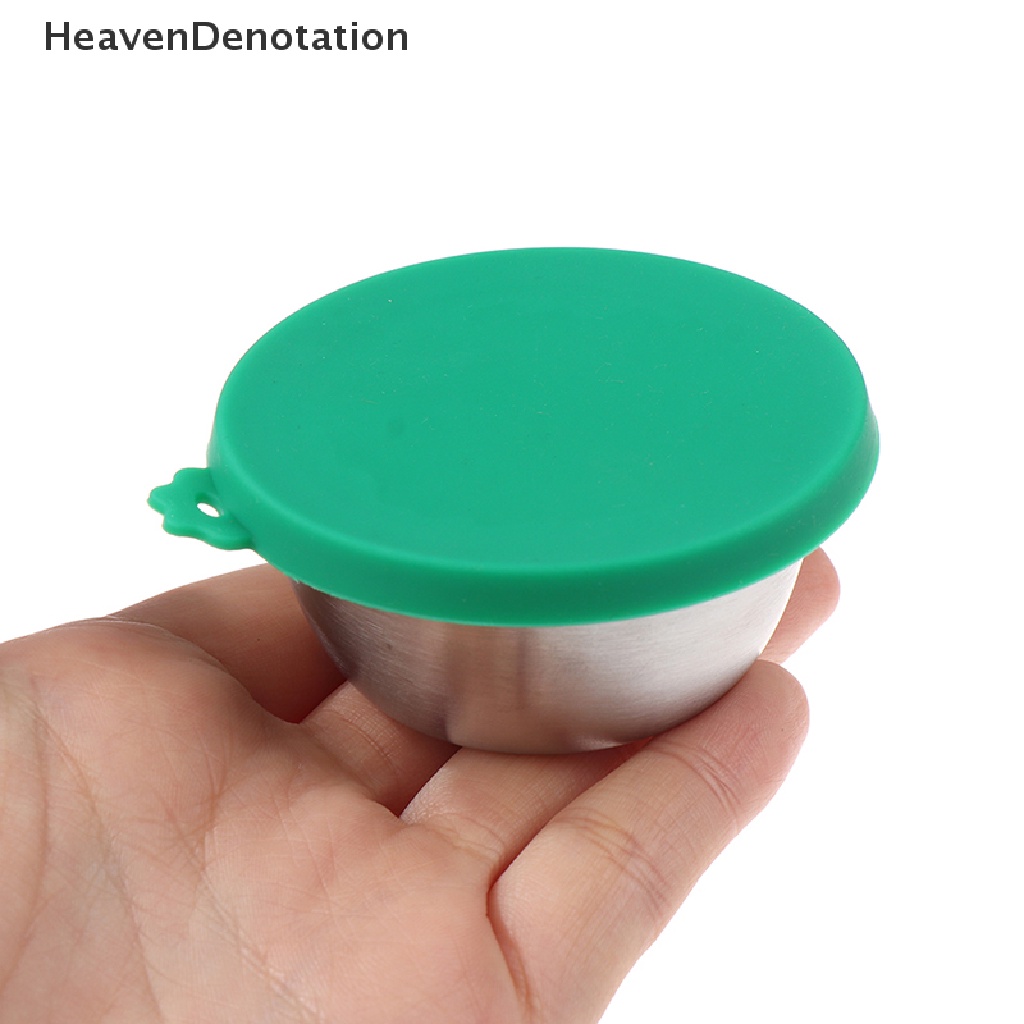 [HeavenDenotation] Wadah Bumbu Salad 50mL Dengan Tutup Gelas Saus Celup Anti Bocor HDV