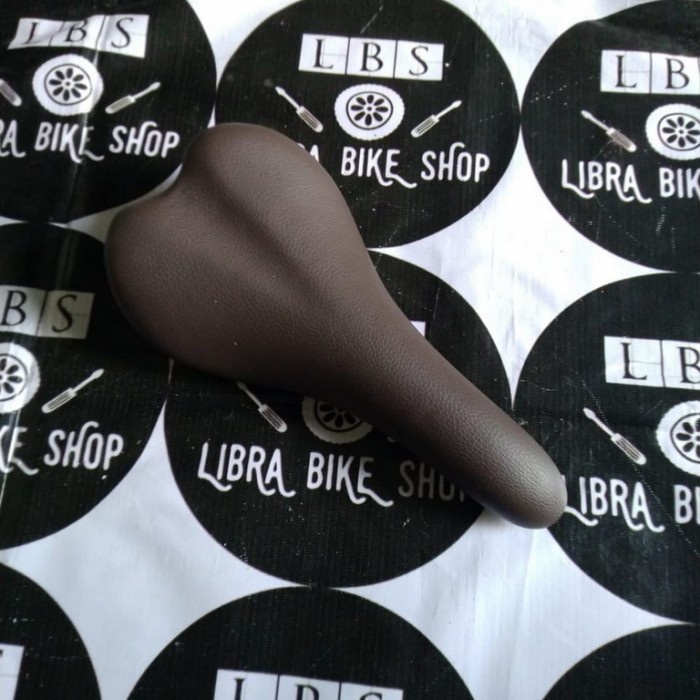 Saddle Sadel Velo Vintage Jadul Coklat Gelap L Saddle Velo Vintage